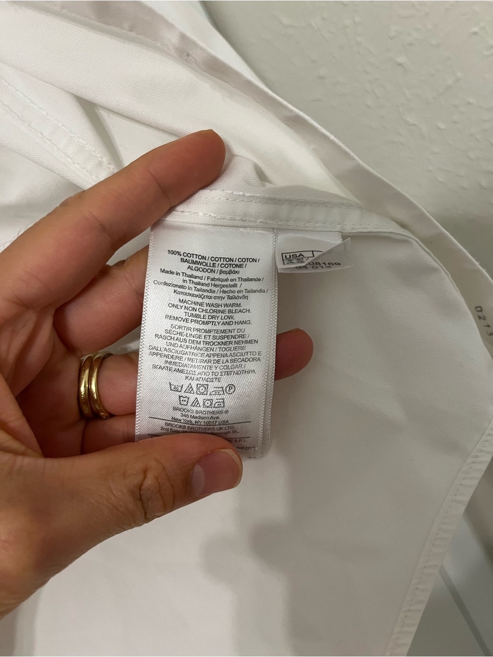 Brooks Brothers White Button-Down Dress Shirt Bundle of 3 - Picture 8 of 11